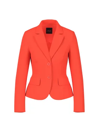 Marc Cain Additions - Taillierter Blazer bright tomato - Gr. - 36