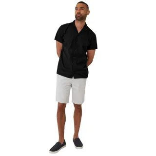 Threadbare - "Maples" Hemd für Herren, Regulär (Schwarz)