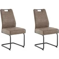 HELA Esszimmerstuhl Lena (Set, 2 St), 1, 2 und 4 Stück, mit Federkern Polsterung, Schwingstuhl