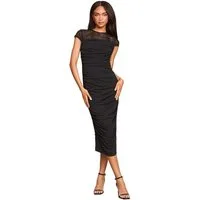 LIPSY Midikleid Lipsy Gerafftes Bodycon-Kleid, Petite (1-tlg)