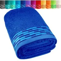 Lashuma Strandtuch - Badetuch Frottee, Strandhandtuch 90x180 cm aus 100% Baumwolle für Damen & Herren