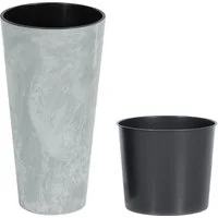 Prosperplast Pflanzkübel Tubus Slim Beton, ØxH: 30x57,2 cm