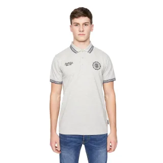 Duck and Cover - "Keyaan" Poloshirt für Herren (Grau meliert)
