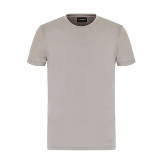 Emporio Armani EA7 - T-Shirt für Herren, Schmal, kurzärmlig (Grau)