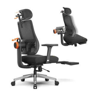 NEWTRAL MagicH-BPro Ergonomic Chair with Footrest, Auto-Following Backrest Headrest, Adaptive Lower Back Support, Adjust