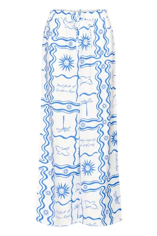 ICHI - Hose - IHFIRISA blau - Gr. - 36