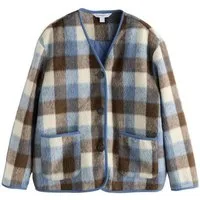 Next Kurzjacke Jacke mit Karomuster (1-St)