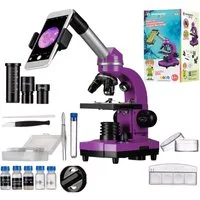 BRESSER junior Biolux SEL Schülermikroskop "Violett" Kindermikroskop