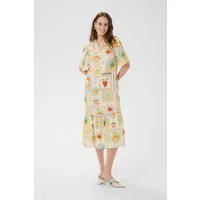 Culture Blusenkleid Kleid CUorange