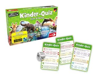 Noris 606011629 - Kinder-Quiz: Tiere und Natur