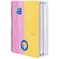 OXFORD Collegeblock Oxford Duo-Collegeblock Touch A4+ 80 Bl. – 1 aus 4 Designs, sortiert