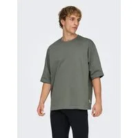 ONLY & SONS Rundhalsshirt ONSMILLENIUM OVZ SS TEE NOOS