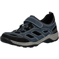 Rieker Slip-On Sneaker Schlupfschuh, Trekkingschuh, Outdoorschuh mit Klettriegel