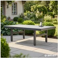 BRAST Gartenlounge-Set Aluminium Adria, viele Varianten & Module, (Loungemöbel Essgruppe Gartenmöbel, bis zu 5 Personen, Sofa Sessel Tisch), Loungetisch
