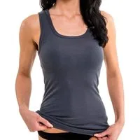 HERMKO Unterhemd 17325 Baumwolle/Modal, Longshirt, längeres Tank Top, angenehm weich