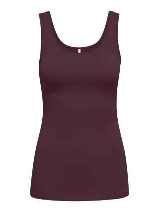 ONLY - ONLLIVE LOVE S/L TANK TOP NOOS Winetasting - Gr. - XS