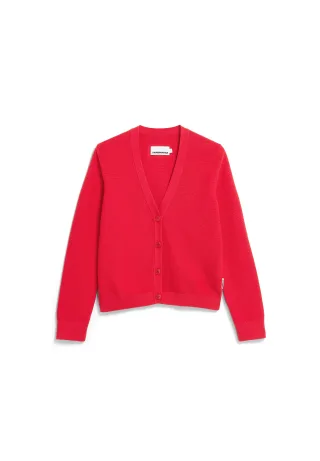 Armedangels - MENAAL LINKS LINKS CARDIGAN mars red - Gr. - XL