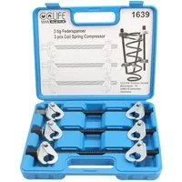 CCLIFE Montagewerkzeug 3tlg Universal Federspanner, Auto Tuning, 305MM Belastung 1,2T, B: 29 cm, L: 34 cm, (3-tlg)