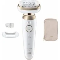 Braun Epilierer SES9-011 3D Silk-épil 9 - Epilierer - weiß/gelb