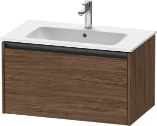 Duravit Ketho.2 Waschtischunterbau wandhängend Nussbaum dunkel Matt 810x480x440 mm - K25063021210000 K25063021210000