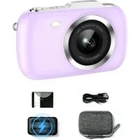 FANNOU Kompaktkamera (64 MP, 4K Autofokus Fotoapparat Digitalkamera 18X Digitalzoom Vlogging Kamera)
