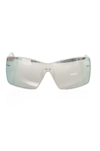 Schild-Sonnenbrille mit verspiegeltem Glas