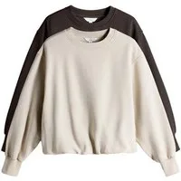 The Set Sweater The Set Sweatshirts mit Ballonsaum, 2er-Pack (2-tlg)