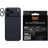 CARE by PanzerGlass Kameraschutzglas Hoops Ceramic II Camera Lens Protector für Apple iPhone 16 Pro/Pro Max, Apple iPhone 17 Pro/Pro Max, Kameraschutz,Linsenschutz,Objektivschutz, kratz- & stoßfest
