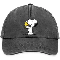 Spreadshirt Baseball Cap Peanuts Snoopy Und Woodstock Beste Freunde Vintage Cap (1-St)