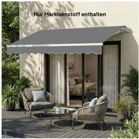 Outsunny Sonnensegel Ersatzstoff für Markise, (Markisentuch, 1-tlg., Markisestoff mit UV Schutz), 280g,m² Polyester, UPF 50+, wasserabweisend
