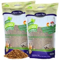 Lyra Pet 10 kg Lyra Pet® Soldatenfliegenlarven, für: Wildvogel, Nager, Reptilien, Fisch