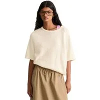 Marc O'Polo DENIM Kurzarmpullover regular aus Cotton Slub Garn