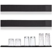 relaxdays Barmatte 2x Barmatte 60x8 cm