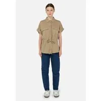 freshlions Klassische Bluse Zoey (1-tlg) mit Bindeband in der Taille