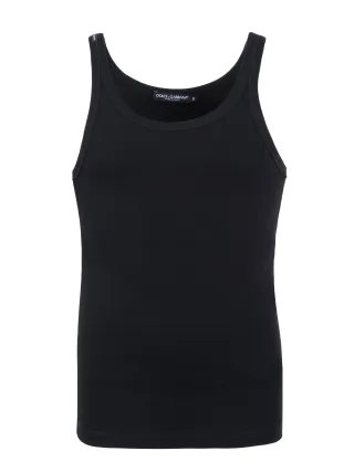 Dolce & Gabbana T-Shirt Tank-Top Schwarz