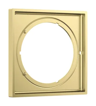 Hansgrohe Verlängerungsrosette AXOR ShowerSelect ID eckig 5 mm brushed brass, 13641950 13641950