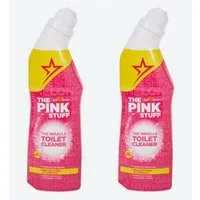 The Pink Stuff 2 x Pink Stuff WC-Gel je 750 ml Toiletten-Gel Toilettenreiniger WC-Reiniger (2-St)
