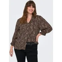 ONLY CARMAKOMA Druckbluse CARRAYA 3/4 SHIRT WVN NOOS