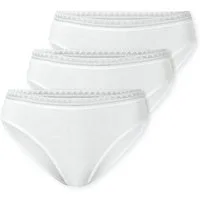 Schiesser Rioslip Modern Multipacks (3er Pack) Spitzenbänder, Baumwollmischung, Single Jersey