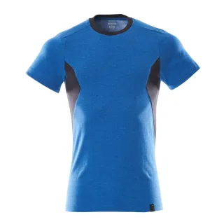 MASCOT Herren T-Shirt Azurblau / Schwarzblau M - 18082-250-91010-MONE