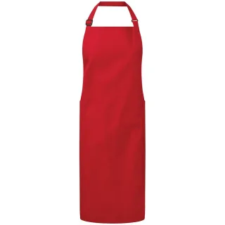 Premier Bio Fairtrade-zertifizierte Vollschürze aus Recyclingmaterial (rot)