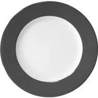 MOMENTS Speiseteller mit Platinumauflage in grau