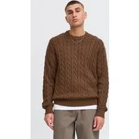 !Solid Strickpullover SDMalcolm Schöner Strickpullover mit Zopfmuster