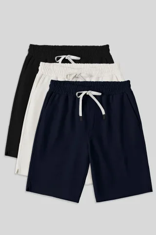 Herren Baumwollmischung Jersey Shorts