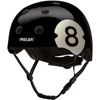 Melon Fahrradhelm 8 Ball, super leicht, Magnetverschluss, größenverstellbar, mehr als 50 Designs