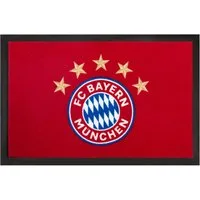 FC Bayern München Fußmatte FC Bayern München Fußmatte mit Logo (Rot), Höhe: 0.200 mm