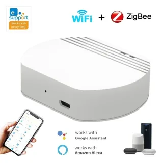 EWelink ZigBee3.0 Smart Gateway Hub Wireless Bridge EWeLink APP Smart Home Automation Works With Alexa Google Assistant