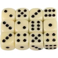 GICO Spielesammlung Augenwürfel -Standard Spielwürfel aus PVC 12 Stück - 5955