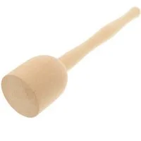 Hofmeister Kartoffelstampfer Buchenholz 30 cm Stampfer Stößel, Holz