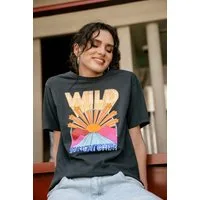 Freeman T. Porter Kurzarmshirt Suria Suncatcher - Damenshirt - Kurzarmshirt - Frontprint